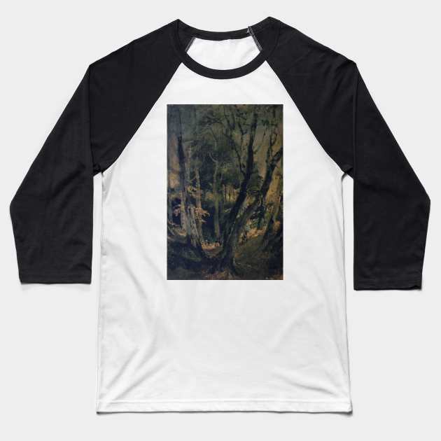 A Beech Wood with Gipsies Seated in the Middle Distance, 1799-1801 Baseball T-Shirt by Art_Attack